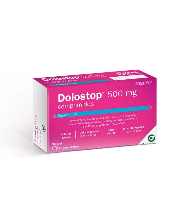 DOLOSTOP 500 MG 20 COMP