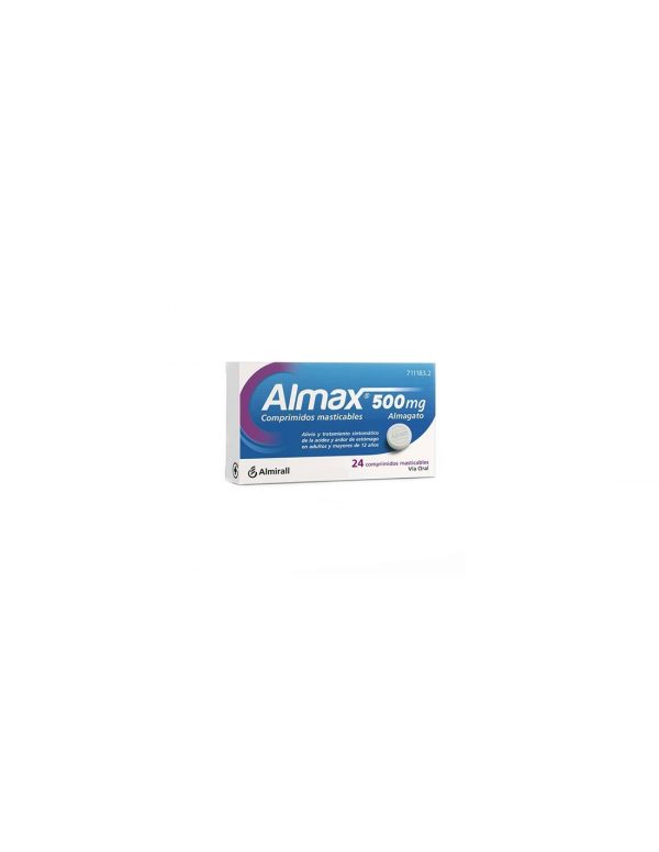 Almax 24 Comprimidos Masticables 500mg