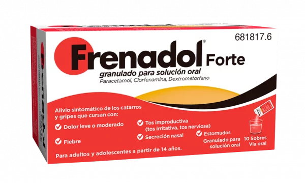Frenadol Forte, 10 sobres