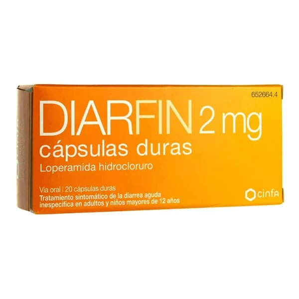 Diarfin 2 mg, 20 Cápsulas Duras