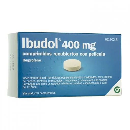 Ibudol 400 mg 20 Comprimidos