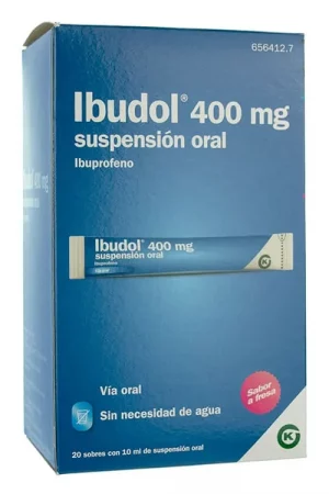 Ibudol-400-20-Sobres Ibudol 400 mg Suspensión Oral, 20 Sobres