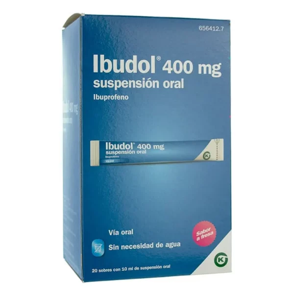 Ibudol 400 mg Suspensión Oral, 20 Sobres