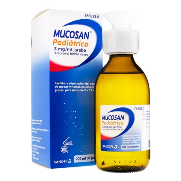 Mucosan Pediátrico 3 mg/ml Jarabe, 200 ml