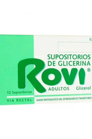 Rovi-Supositorios-de-Glicerina-Adultos Rovi Adultos Supositorios de Glicerina 12 Unidades